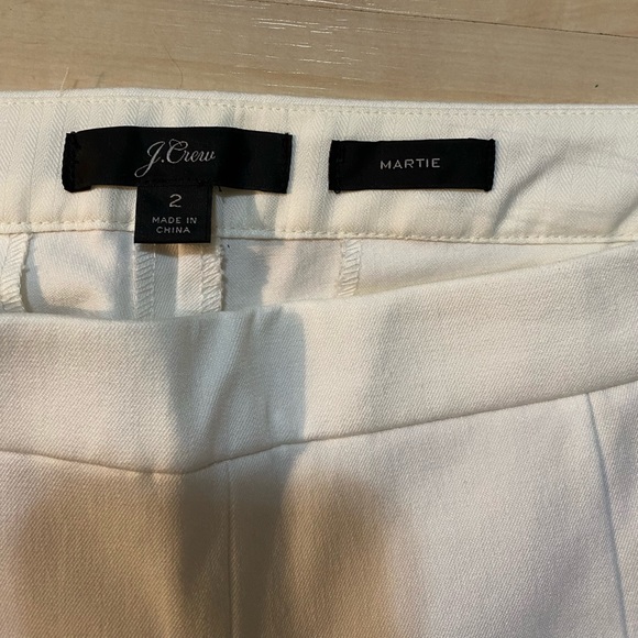 White J Crew Martie dress pants size 2 - Picture 6 of 8